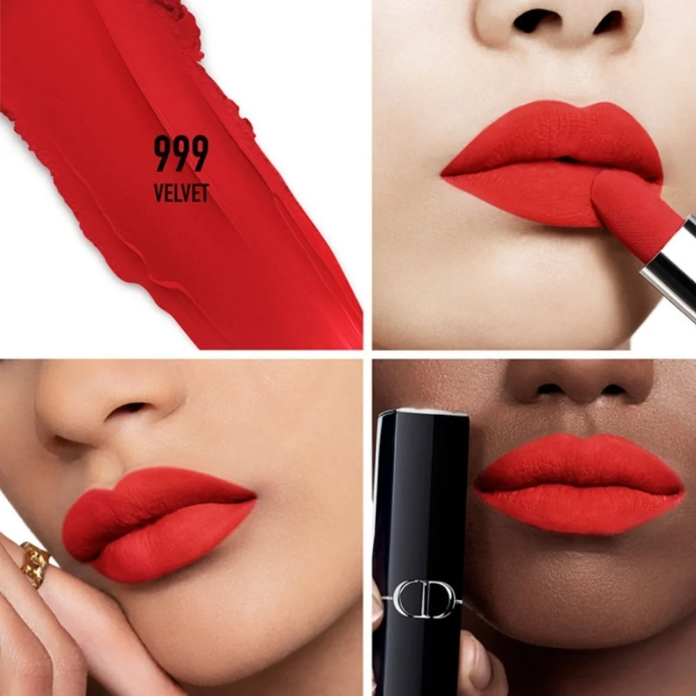 Rouge Dior Lipstick – Shade 999 Velvet